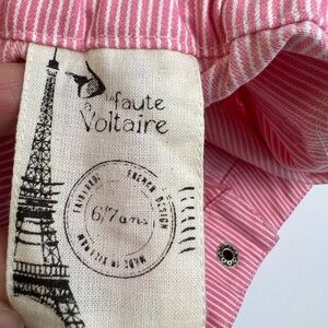 Girls cotton shorts, size 6-7 Y, by Faulte Voltaire